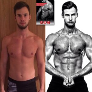 my body transformation using the 12wklmp ebook from ABC fit